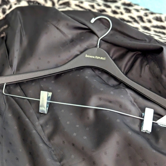 Banana Republic Moto Snow Leopard Print Alpaca Coat - Full Zip - Picture 5 of 16